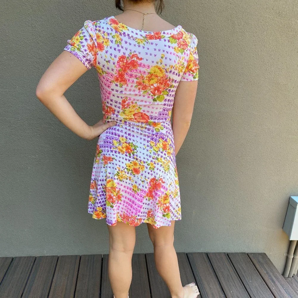 FREE PEOPLE Vintage Swing Dress Sundress - size XS